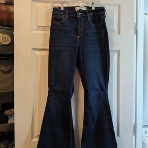 Hollister Dark Blue Flare Jeans